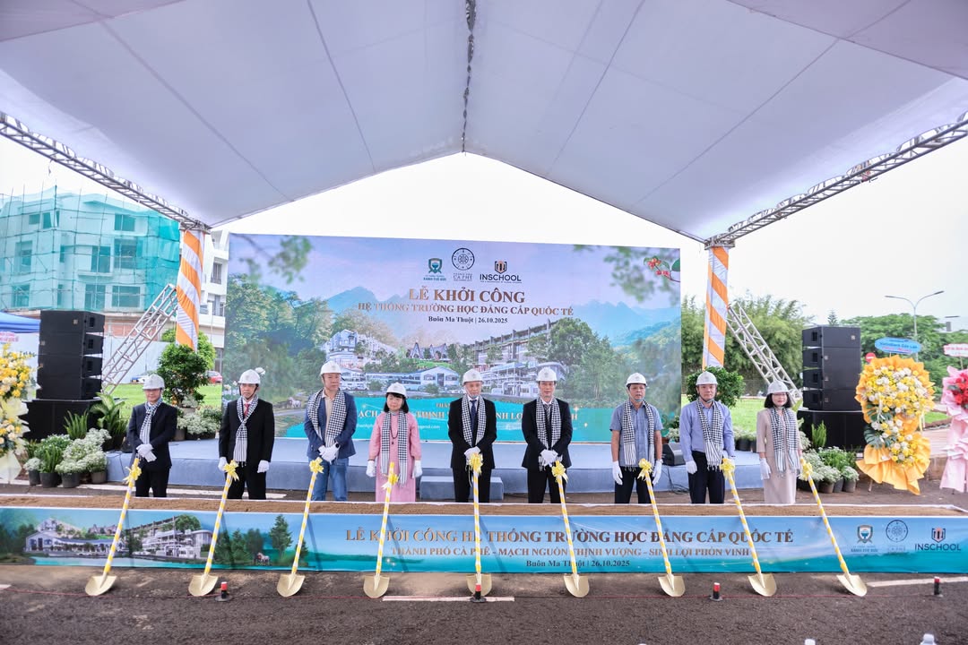 🌿 LỄ KHỞI CÔNG TRƯỜNG XANH TUỆ ĐỨC TẠI THÀNH PHỐ CÀ PHÊ - BUÔN MA THUỘT 🌿