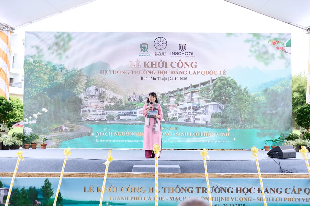 🌿 LỄ KHỞI CÔNG TRƯỜNG XANH TUỆ ĐỨC TẠI THÀNH PHỐ CÀ PHÊ - BUÔN MA THUỘT 🌿