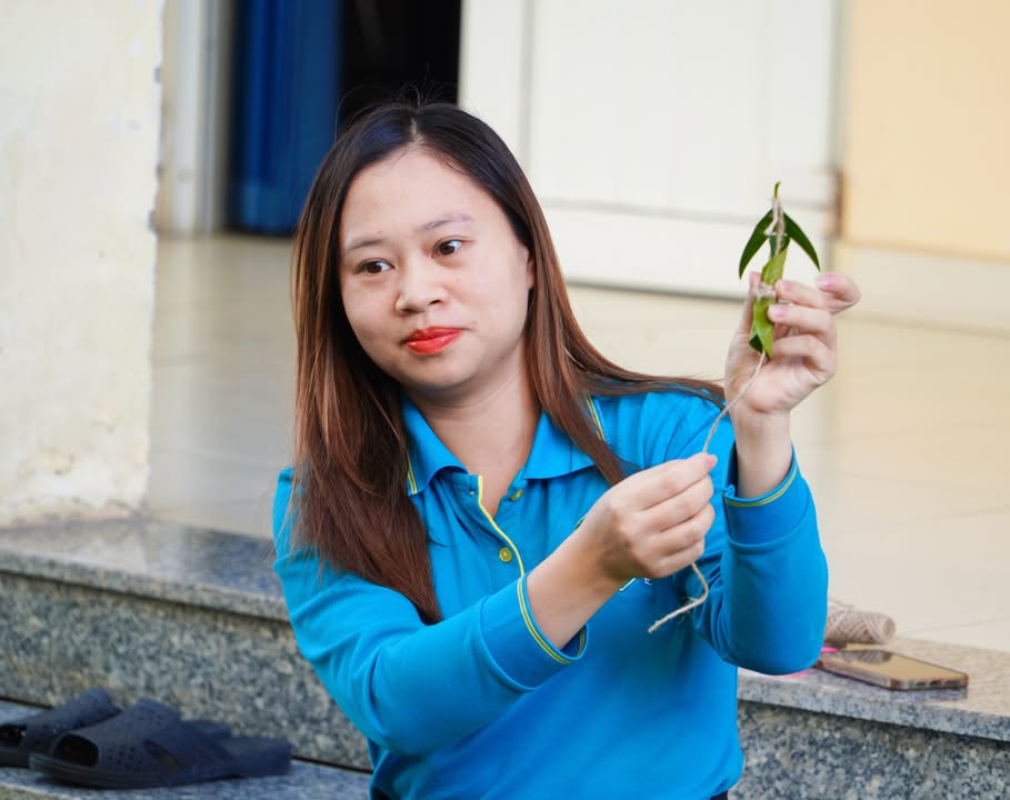 💚 TIẾT HỌC VĂN SÁNG TẠO VỚI TRẢI NGHIỆM LÀM NGHÉ Ọ BẰNG LÁ 💚