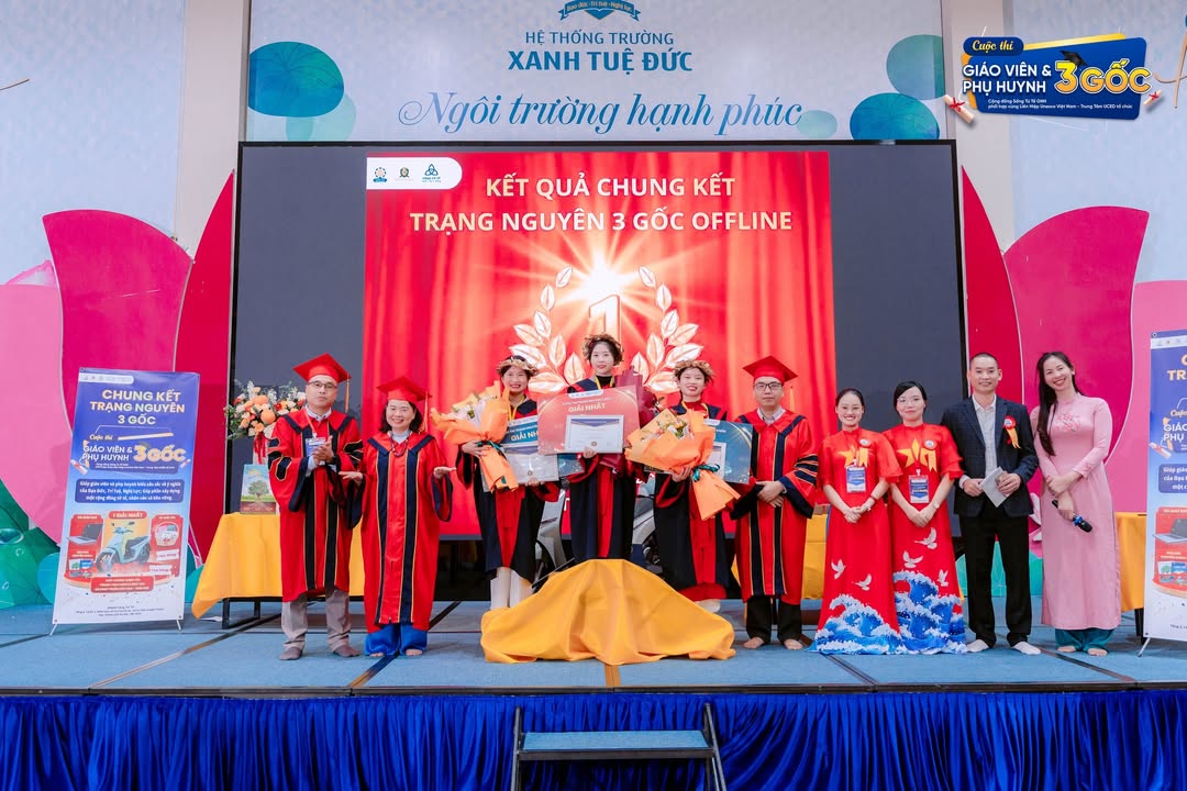 🌿TỰ HÀO DẤU ẤN CỦA THẦY CÔ & PHỤ HUYNH XANH TUỆ ĐỨC HÀ NỘI TẠI CUỘC THI 3 GỐC TOÀN QUỐC