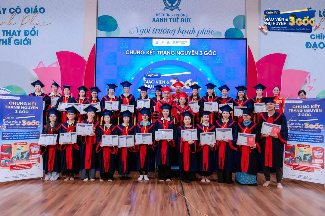 🌿TỰ HÀO DẤU ẤN CỦA THẦY CÔ & PHỤ HUYNH XANH TUỆ ĐỨC HÀ NỘI TẠI CUỘC THI 3 GỐC TOÀN QUỐC