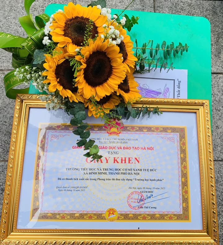 🎊🎊TỰ HÀO TRƯỜNG TIỂU HỌC & THCS XANH TUỆ ĐỨC ĐẠT DANH HIỆU “TRƯỜNG HỌC HẠNH PHÚC” CẤP THÀNH PHỐ 💚