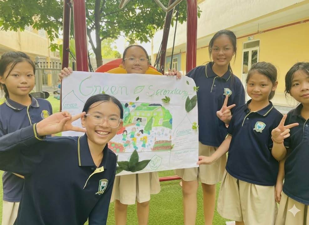 🌿✨ NGÔI TRƯỜNG TRONG MƠ – NƠI ĐÔI CÁNH TƯỞNG TƯỢNG BAY XA ✨🌿