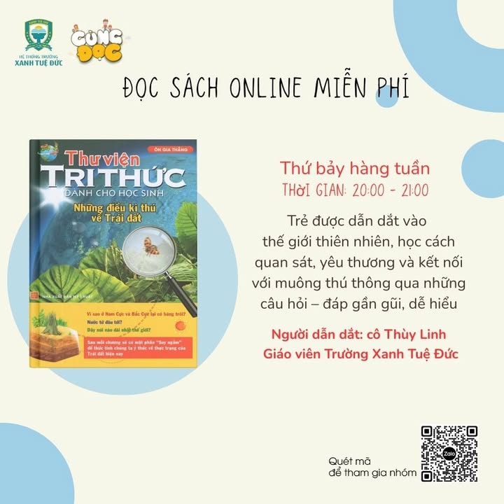 📖 [MIỄN PHÍ] GIỚI THIỆU CHƯƠNG TRÌNH ĐỌC SÁCH TRUYỀN CẢM HỨNG - NHÀ MÌNH CÙNG ĐỌC THỨ 7 HÀNG TUẦN