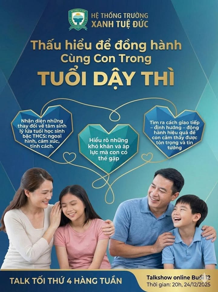 🌻🌻 CHUỖI TALKSHOW ONLINE LÀM CHA MẸ HẠNH PHÚC ĐỊNH KỲ TỐI THỨ 4 HÀNG TUẦN