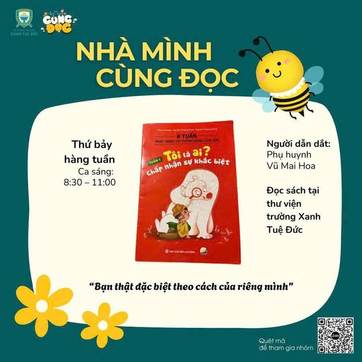📖 [MIỄN PHÍ] CHƯƠNG TRÌNH ĐỌC SÁCH TRUYỀN CẢM HỨNG – NHÀ MÌNH CÙNG ĐỌC THỨ 7 HÀNG TUẦN
