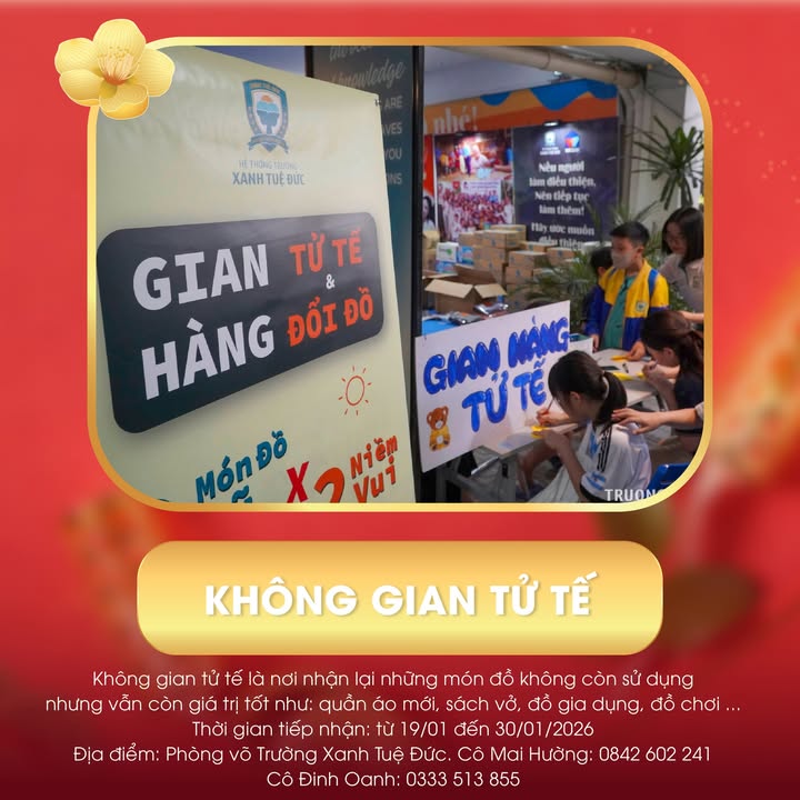 🎉 THÔNG BÁO TỔ CHỨC HỘI XUÂN 2026 – TẾT HIỂU BIẾT, XUÂN YÊU THƯƠNG