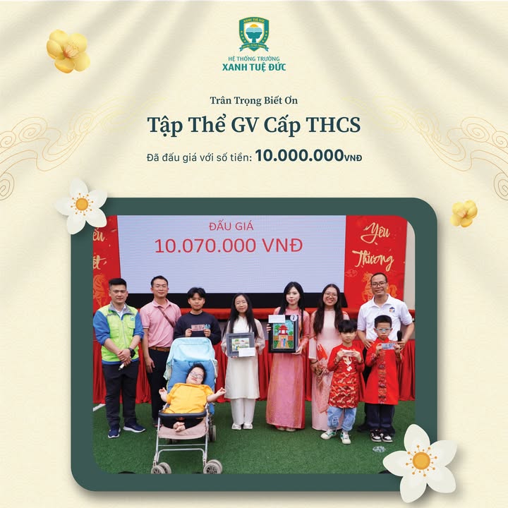 💚 XIN TRÂN QUÝ VÀ BIẾT ƠN NHỮNG TẤM LÒNG VÀNG ĐÃ ĐẤU GIÁ THÀNH CÔNG TRONG HỘI XUÂN 2026