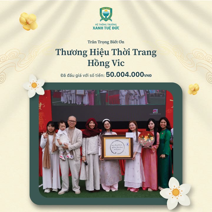 💚 XIN TRÂN QUÝ VÀ BIẾT ƠN NHỮNG TẤM LÒNG VÀNG ĐÃ ĐẤU GIÁ THÀNH CÔNG TRONG HỘI XUÂN 2026