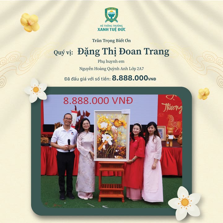 💚 XIN TRÂN QUÝ VÀ BIẾT ƠN NHỮNG TẤM LÒNG VÀNG ĐÃ ĐẤU GIÁ THÀNH CÔNG TRONG HỘI XUÂN 2026