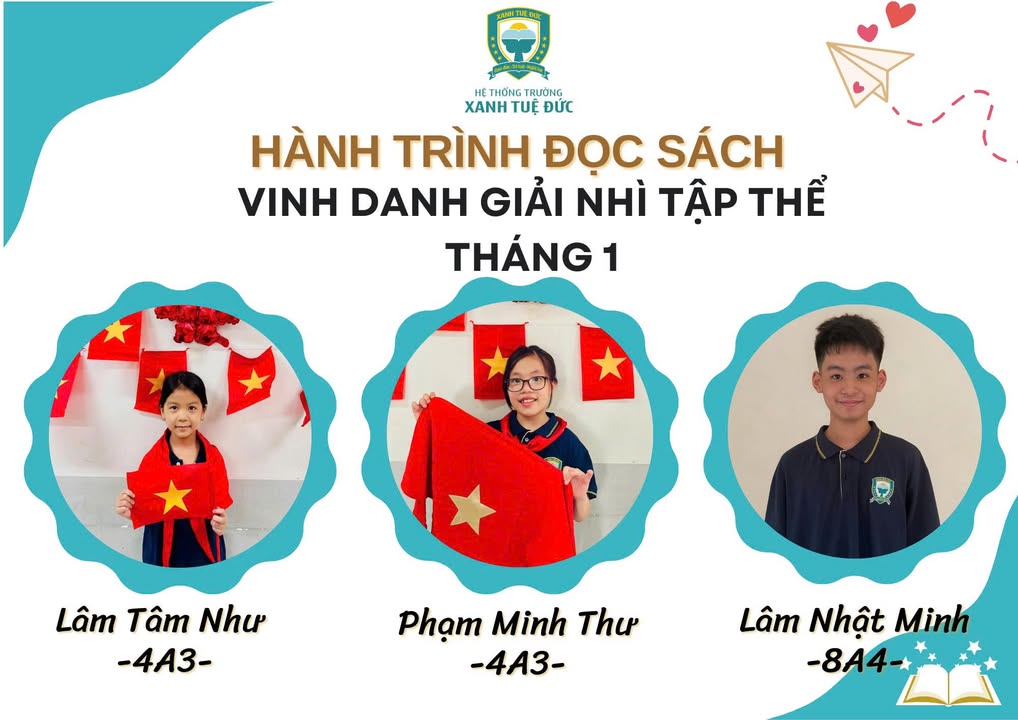 🎊 CHÚC MỪNG VÀ CÔNG BỐ GIẢI CUỘC THI “HÀNH TRÌNH ĐỌC SÁCH” THÁNG 01/2026 📚