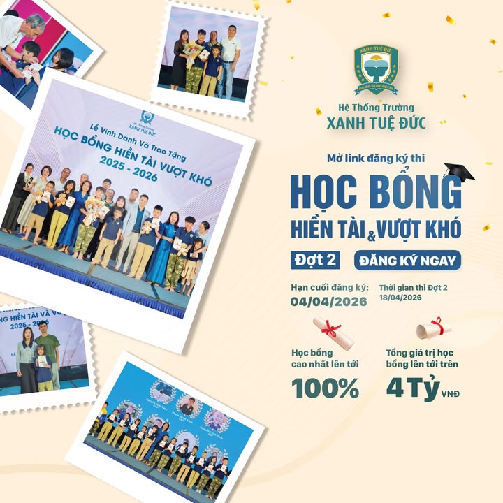 🌸 🌸 HIỀN TÀI TỎA SÁNG – HỌC BỔNG SẴN SÀNG