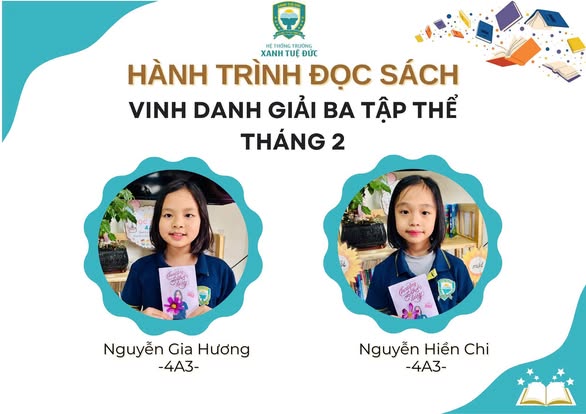 🎊 CHÚC MỪNG VÀ CÔNG BỐ GIẢI CUỘC THI “HÀNH TRÌNH ĐỌC SÁCH” THÁNG 02/2026 📚