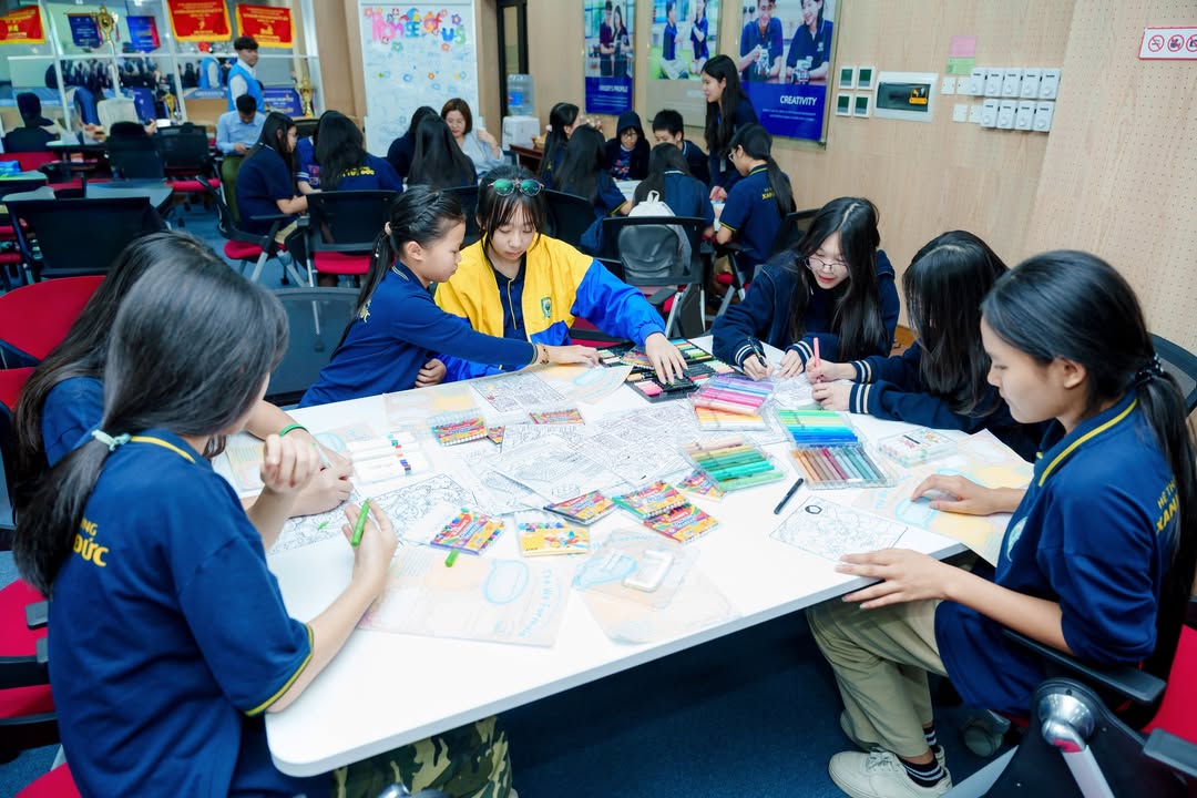 🌏 HỌC SINH XANH TUỆ ĐỨC GIAO LƯU VỚI HỌC SINH VINSCHOOL VỀ SỨC KHỎE TÂM LÝ HỌC ĐƯỜNG (WELLBEING)