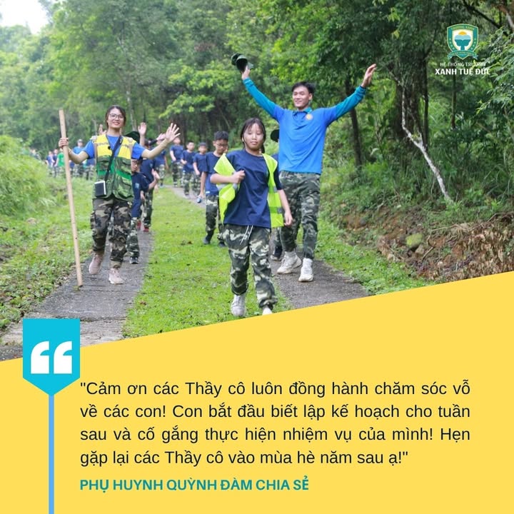 🌷🌷 HÀNG NGHÌN ĐÁNH GIÁ TUYỆT VỜI CỦA PHỤ HUYNH VỀ TRẠI HÈ