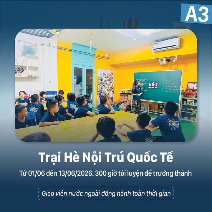🌏🌏 04 LỰA CHỌN TRẠI HÈ TIẾNG ANH CHO CON TRONG HÈ NÀY TẠI HÈ TRƯỞNG THÀNH 2026