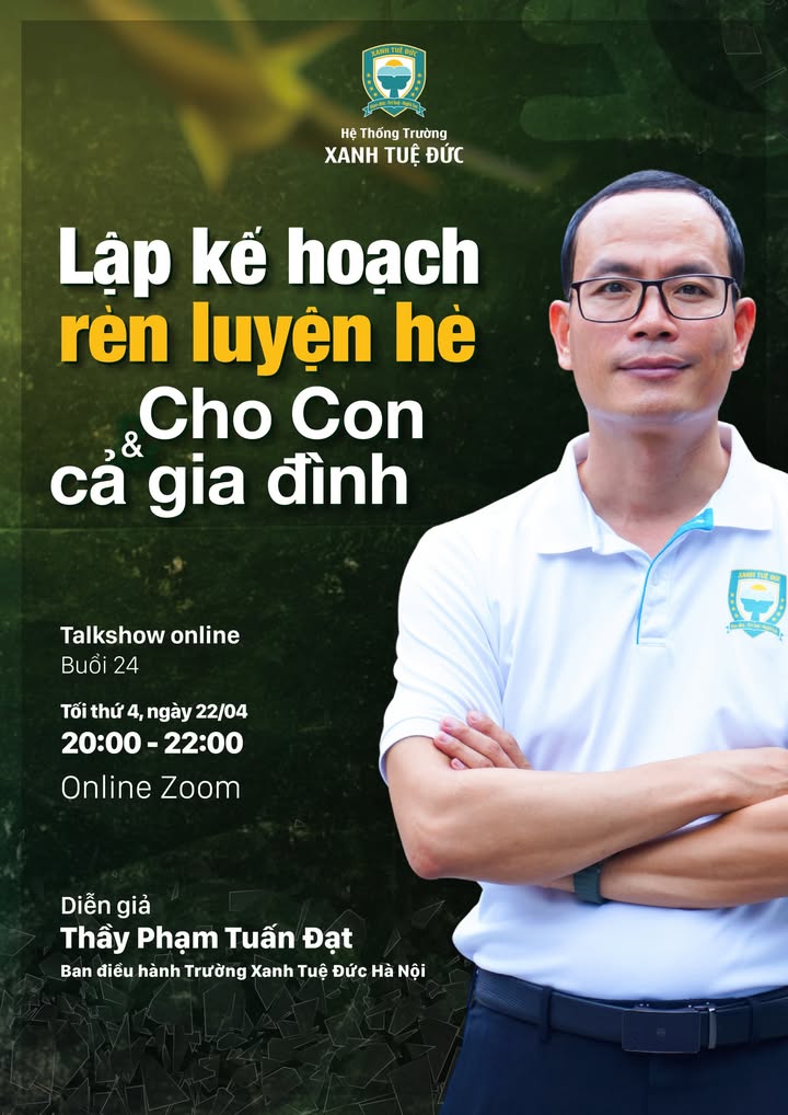 🌻 CHUỖI TALKSHOW ONLINE LÀM CHA MẸ HẠNH PHÚC ĐỊNH KỲ TỐI THỨ 4 HÀNG TUẦN