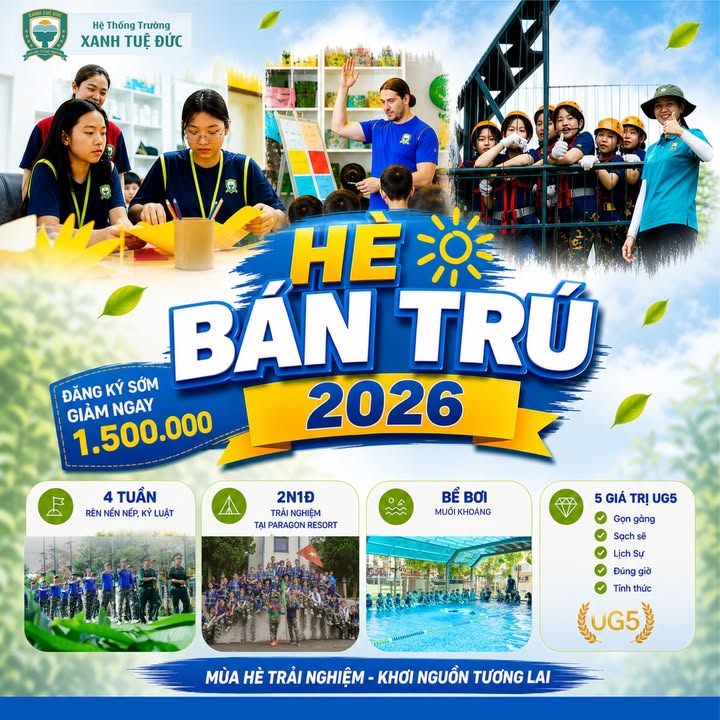 🌻 TRẠI HÈ BÁN TRÚ 2026 – PHIÊN BẢN MỚI