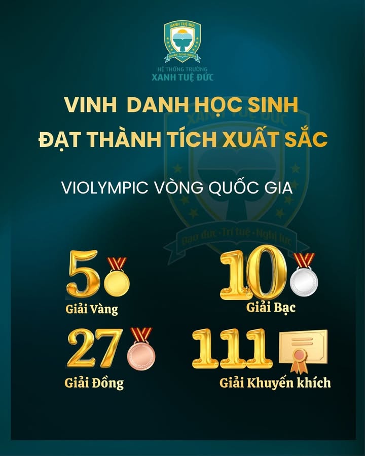 💚 BỨT PHÁ TẠI VIOLYMPIC QUỐC GIA – HỌC SINH XANH TUỆ ĐỨC KHẲNG ĐỊNH BẢN LĨNH 💚