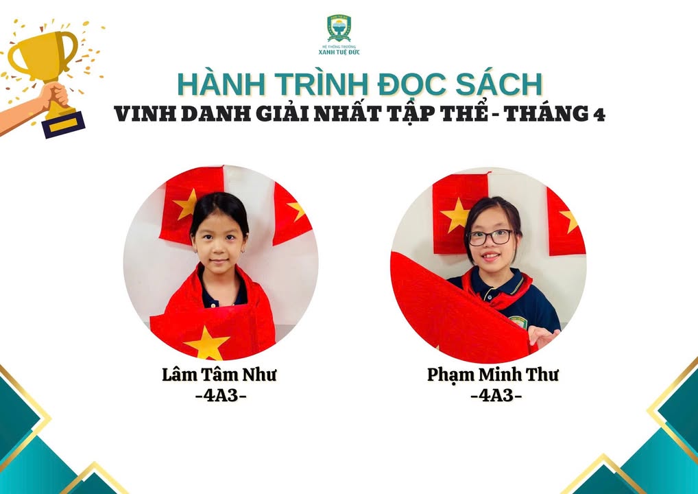 🎊 CHÚC MỪNG VÀ CÔNG BỐ GIẢI CUỘC THI “HÀNH TRÌNH ĐỌC SÁCH” THÁNG 04/2026 📚