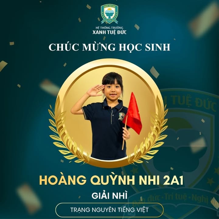 💚 CHÚC MỪNG HỌC SINH TRƯỜNG XANH ĐẠT GIẢI CAO TRONG CUỘC THI TRẠNG NGUYÊN TIẾNG VIỆT CẤP TỈNH/THÀNH PHỐ 💚