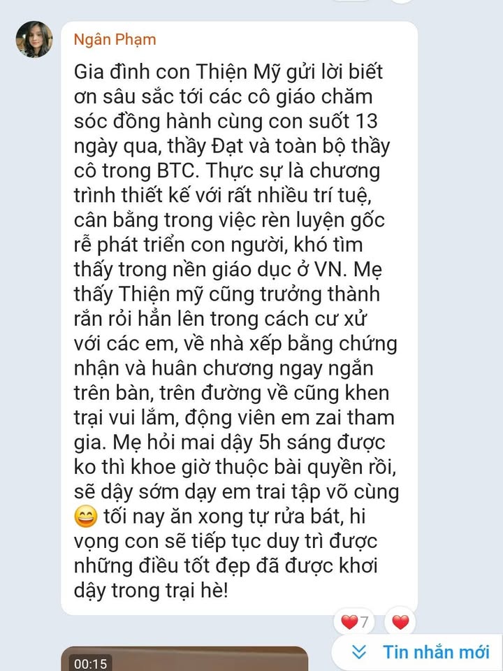 🌿 CHƯƠNG TRÌNH HÈ KHÔNG NÊN CHỈ ĐỂ TRẢI NGHIỆM, MÀ LÀ ĐỂ THAY ĐỔI