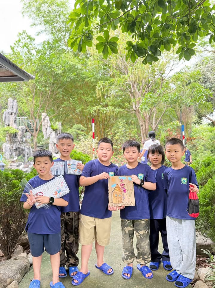 🌿 LỚP HỌC KHÔNG TƯỜNG – NƠI TOÁN HỌC NỞ HOA GIỮA THIÊN NHIÊN