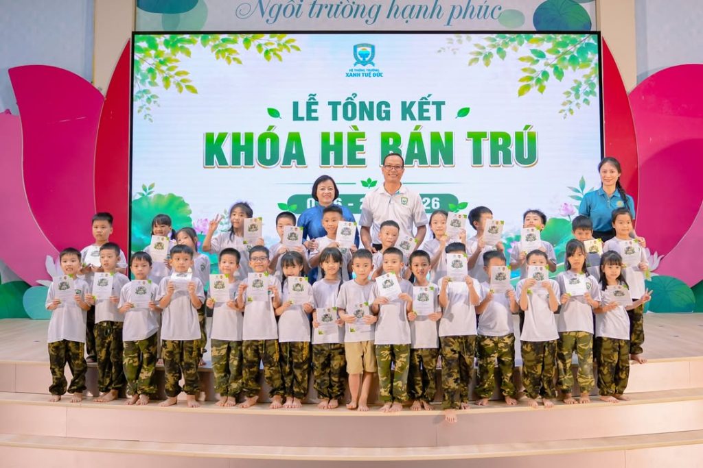 🌻 🌻 LỄ TỔNG KẾT TRẠI HÈ BÁN TRÚ 2026: MỘT THÁNG RÈN LUYỆN – MỘT HÀNH TRÌNH TRƯỞNG THÀNH