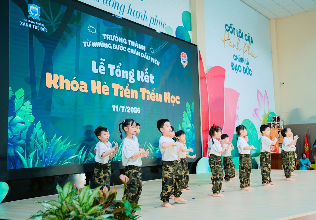 🎓 KHÉP LẠI KHÓA TIỀN TIỂU HỌC – MỞ RA MỘT HÀNH TRÌNH TRƯỞNG THÀNH MỚI 🌱