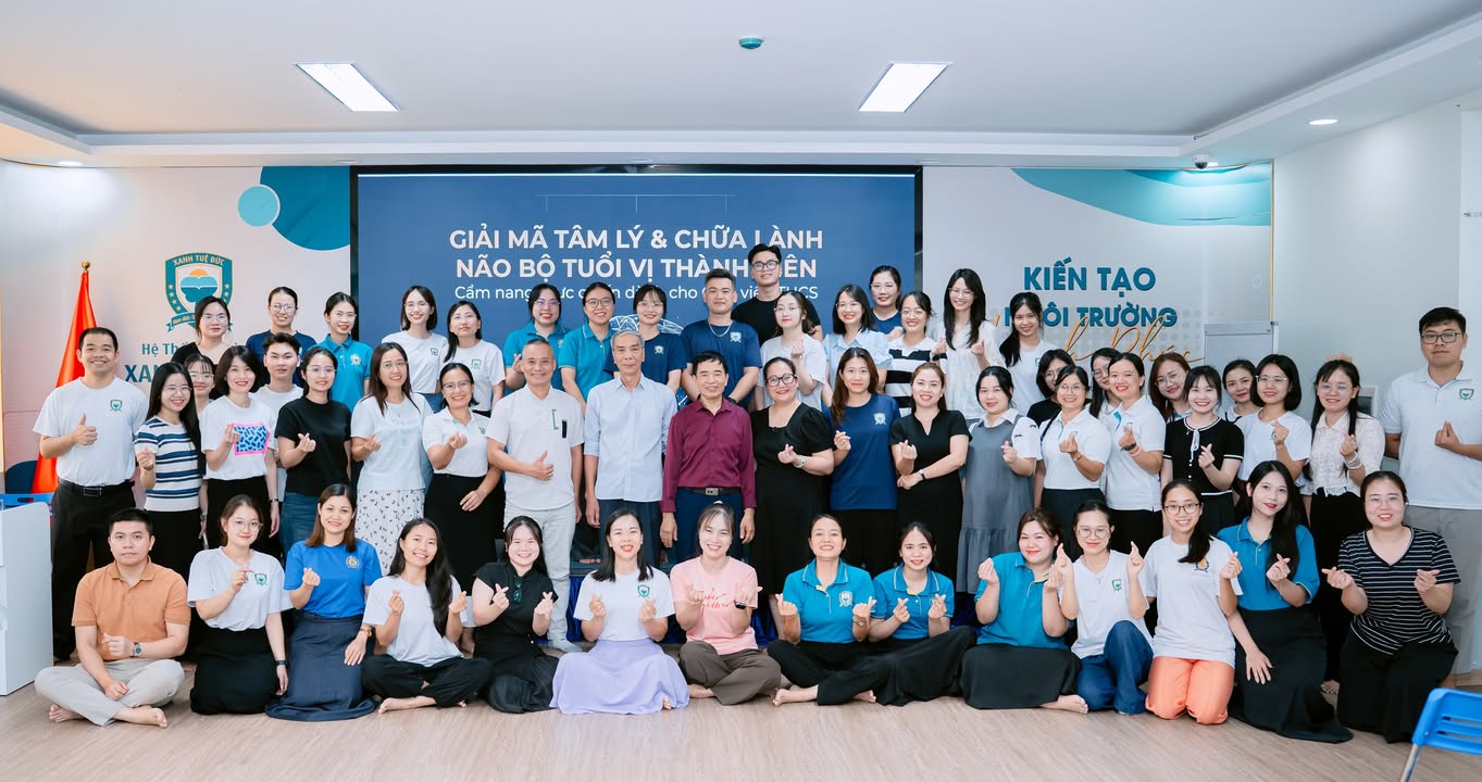 🧠 GIÁO VIÊN TRƯỜNG XANH TUỆ ĐỨC THAM GIA ĐÀO TẠO CHUYÊN SÂU TÂM LÝ HỌC ĐƯỜNG – HIỂU ĐỂ ĐỒNG HÀNH HỌC SINH TỐT HƠN