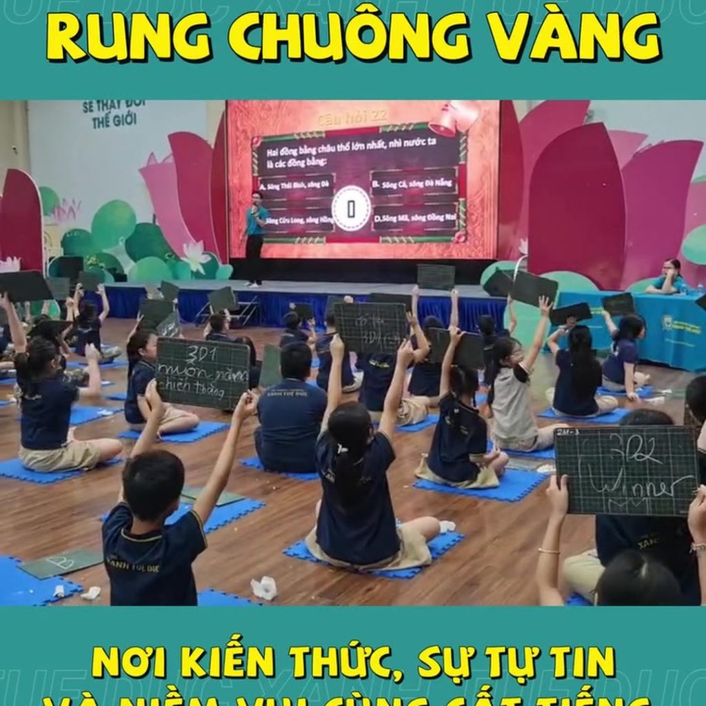 💛 Khoảnh khắc đáng yêu của sân chơi Rung Chuông Vàng.