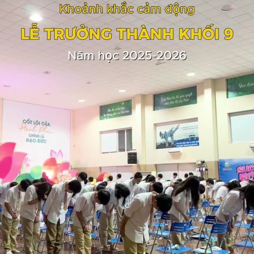 🌻🌻 ĐỪNG ĐỢI ĐẾN NGÀY MAI ĐỂ SỐNG Ý NGHĨA - LỜI CHIA SẺ TỪ TRÁI TIM NGƯỜI THẦY TRONG LỄ TRƯỞNG THÀNH KHỐI 9