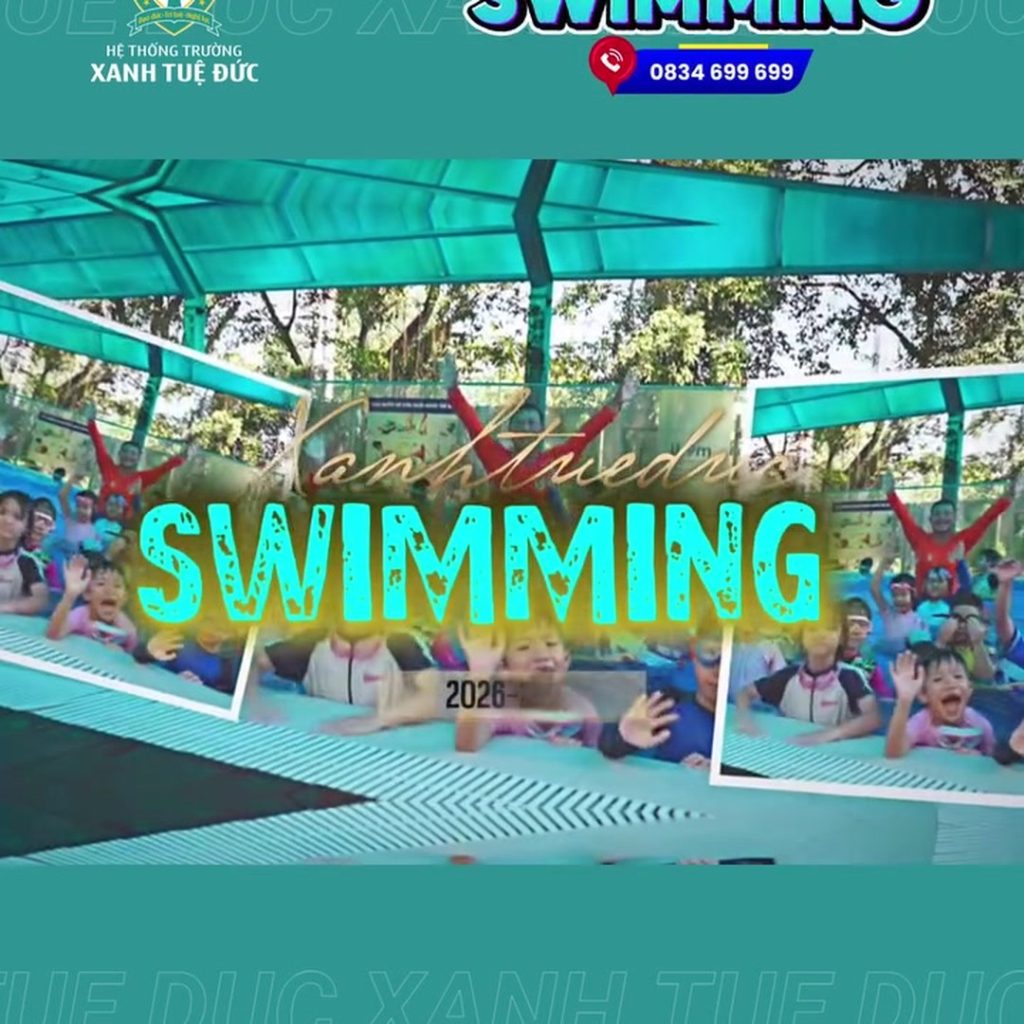 ☀️ NGÀY HÈ 40°C – CÓ MỘT LỚP HỌC MÁT LÀNH GIỮA XANH TUỆ ĐỨC! 🏊‍♀️💦