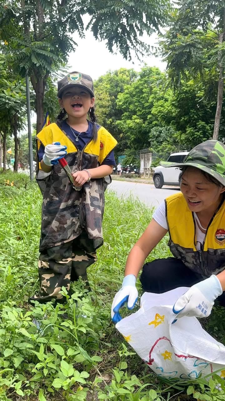 🌱 CHIẾN BINH XANH – NHẶT RÁC NGÀY KHAI GIẢNG! 🌏💚