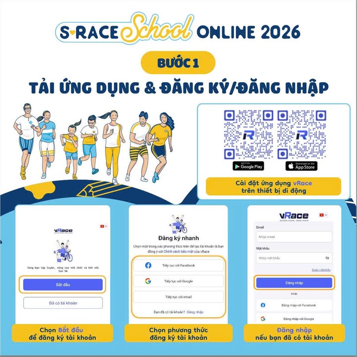 🏃♂️🏃♀️ XANH TUỆ ĐỨC HÀ NỘI – CÙNG CHINH PHỤC S-RACE SCHOOL ONLINE 2026!